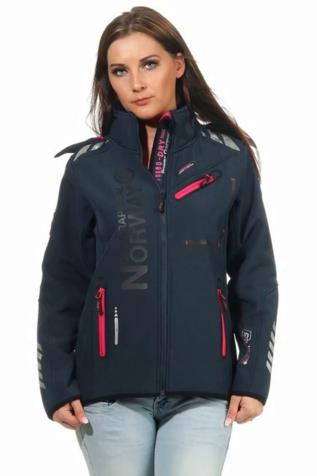 Geographical Norway Softshelljacke Damen Softshell Windbreaker Regen Outdoo günstig online kaufen