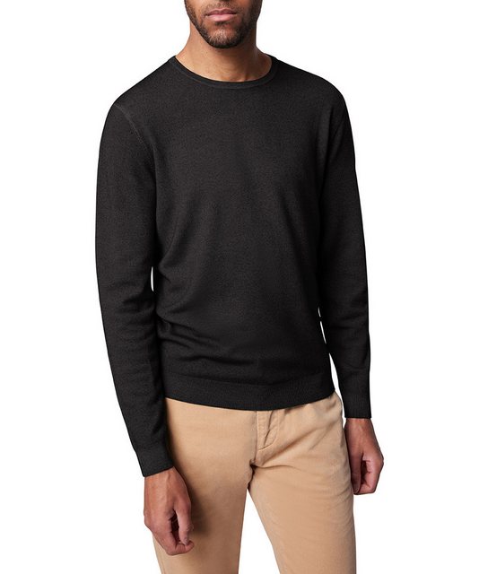 Pierre Cardin Strickpullover Pierre Cardin Herren Pullover Wolle - schwarz günstig online kaufen