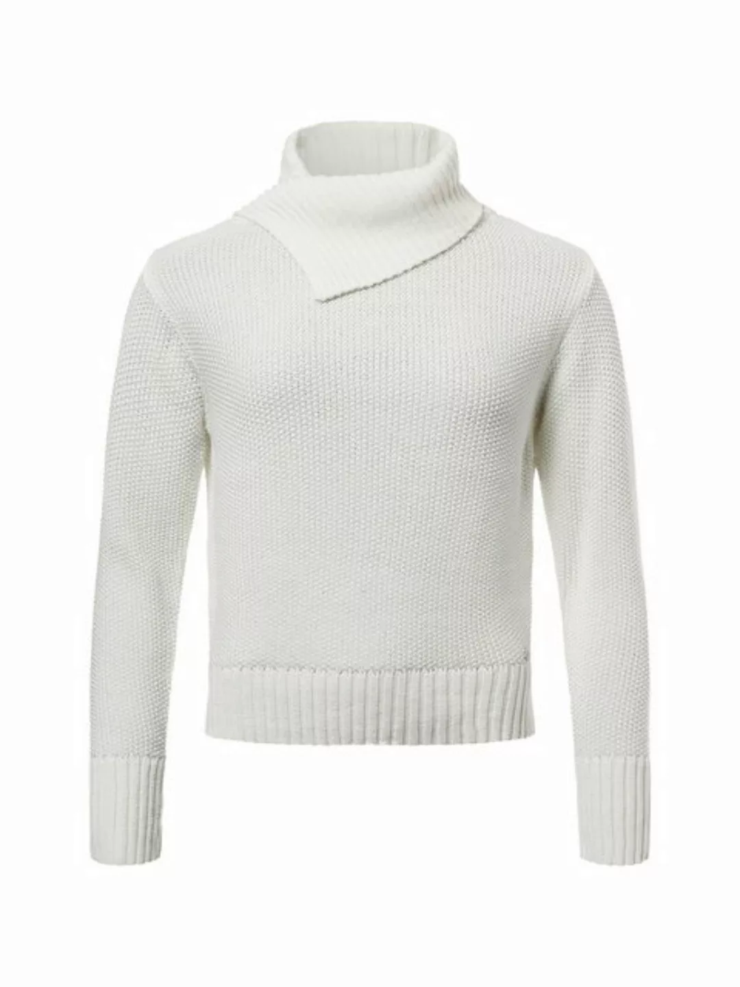 Monari Blusenshirt Strickpullover mit Reiskornmuster off-white günstig online kaufen