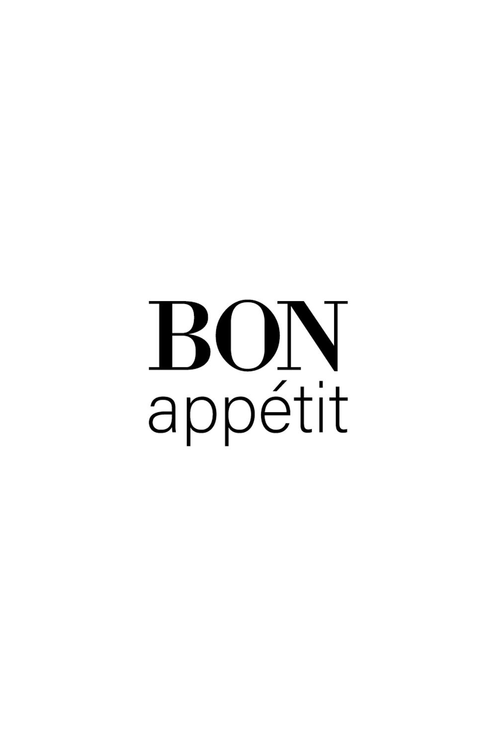 queence Wanddekoobjekt "BON appétit", Stahlschild, Blechschild, Spruch, Wit günstig online kaufen