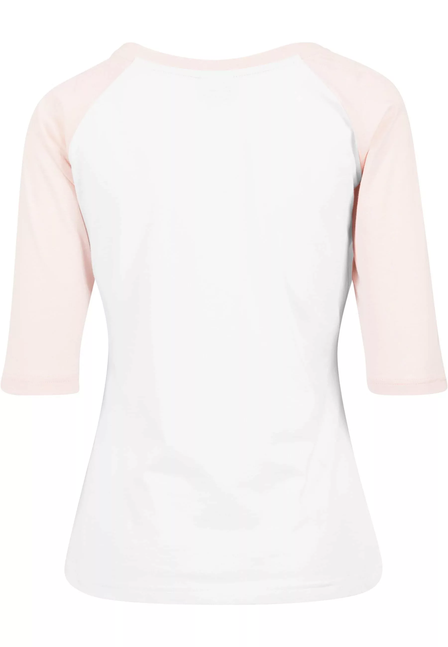 URBAN CLASSICS Kurzarmshirt "Urban Classics Damen Ladies 3/4 Contrast Ragla günstig online kaufen