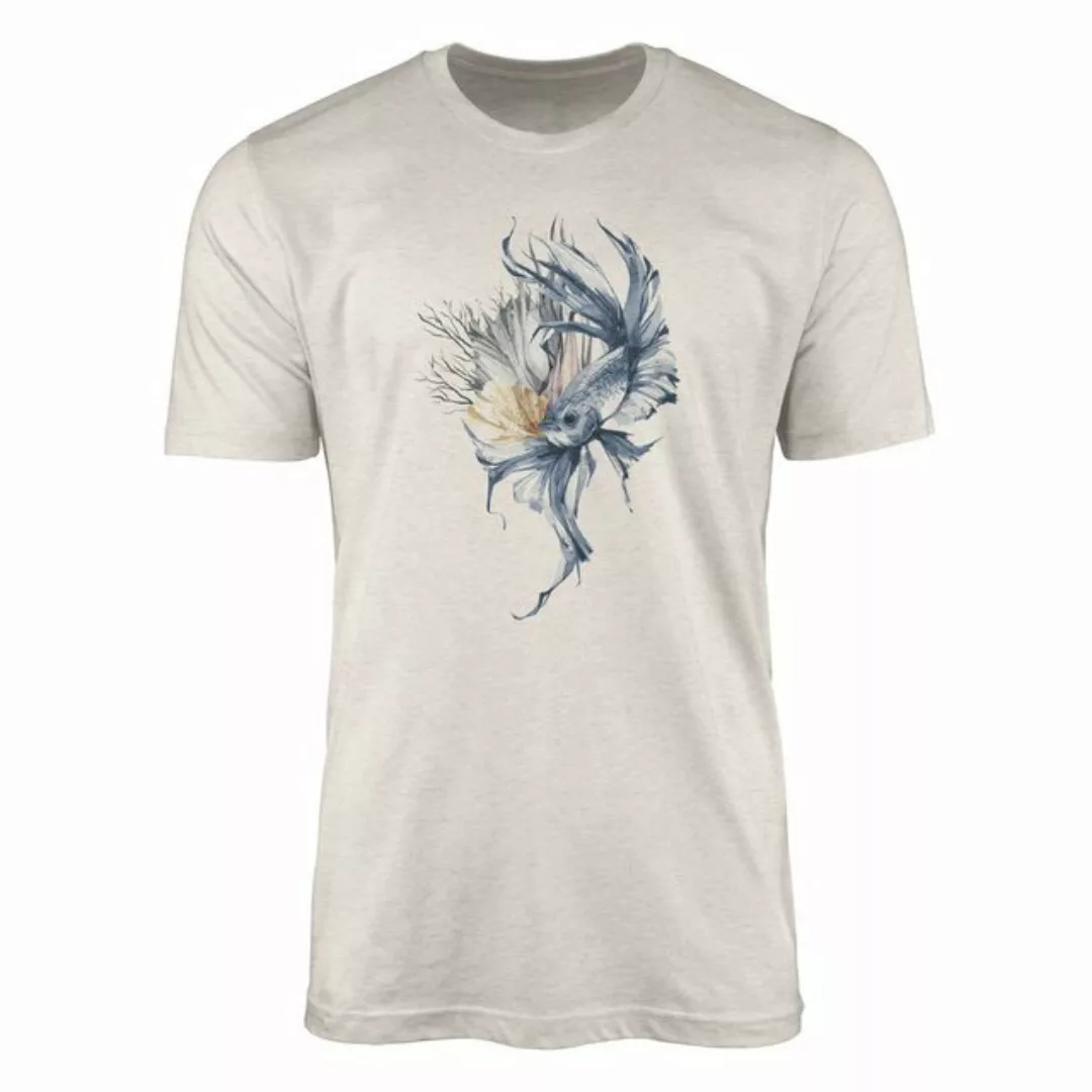 Sinus Art T-Shirt Herren Shirt 100% gekämmte Bio-Baumwolle T-Shirt Kampffis günstig online kaufen