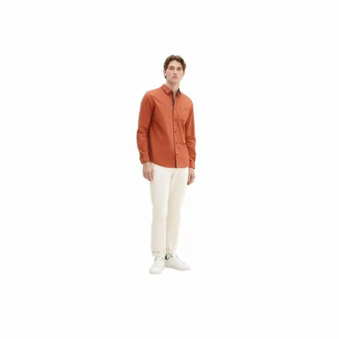 TOM TAILOR Langarmhemd orange (1-tlg) günstig online kaufen