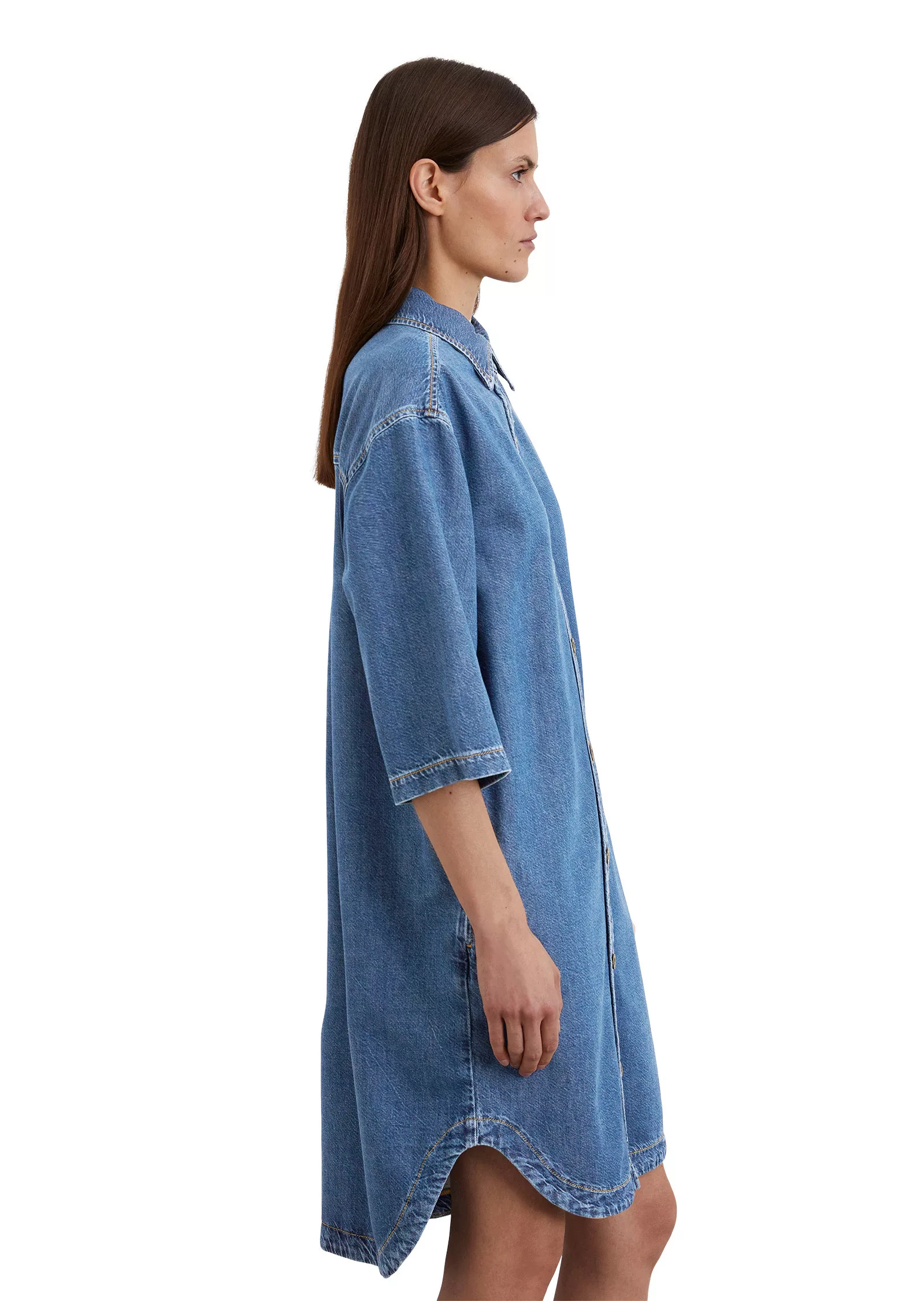 Marc OPolo Hemdblusenkleid "aus Organic Cotton Lyocell-Mix" günstig online kaufen