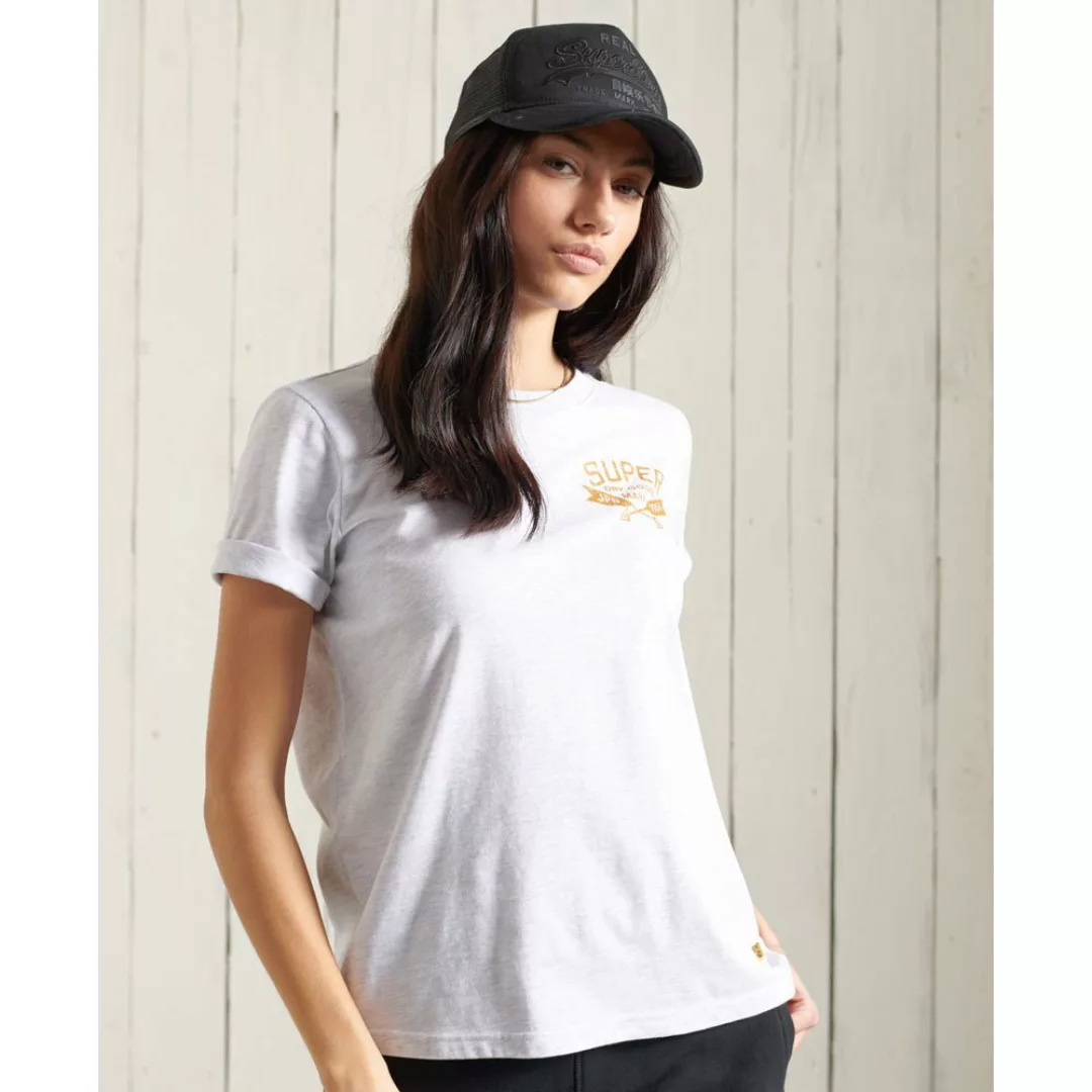 Superdry Glitter Sparkle Kurzarm T-shirt XL Ice Marl günstig online kaufen