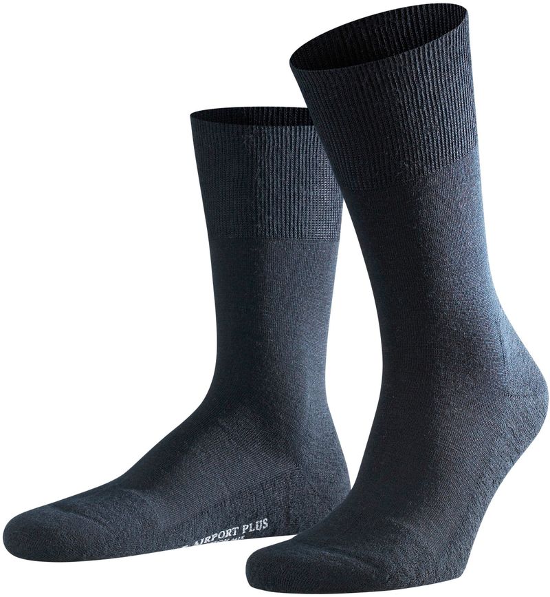 FALKE Airport PLUS Socken Navy 6370 - Größe 43-44 günstig online kaufen