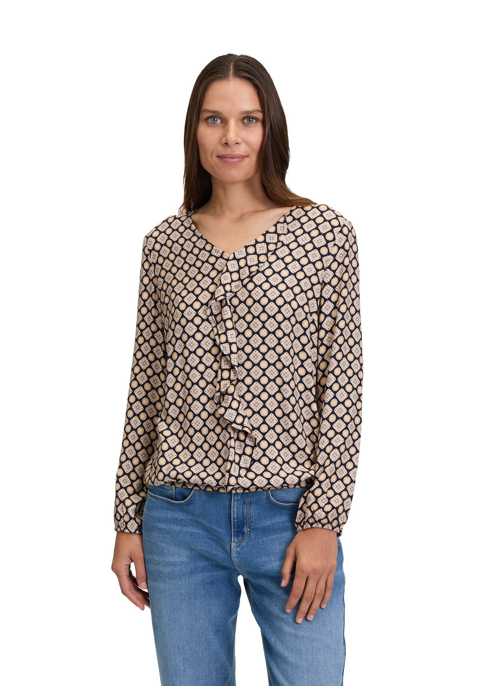 Cartoon Shirtbluse Cartoon Damen Blusenshirt mit günstig online kaufen