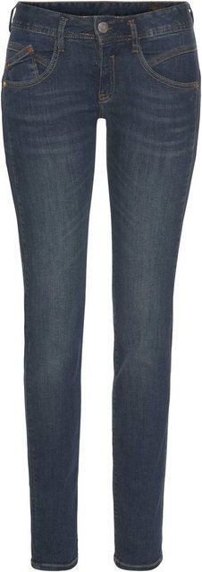 Herrlicher Slim-fit-Jeans GINA RECYCLED DENIM mit seitlichem Keileinsatz günstig online kaufen