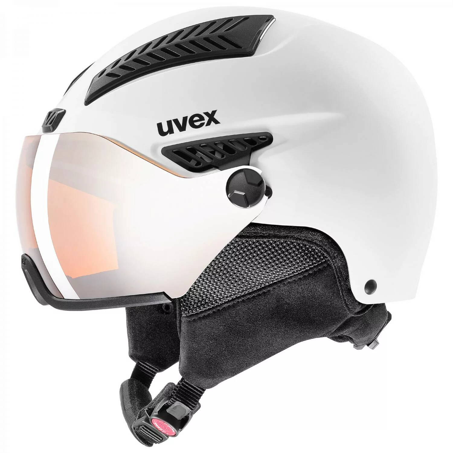 uvex HLMT 600 Visor Skihelm (Größe: 57-59 cm, 10 white mat) günstig online kaufen