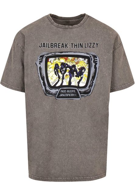 Merchcode T-Shirt Merchcode Herren Thin Lizzy - Jailbreak Acid Washed Overs günstig online kaufen