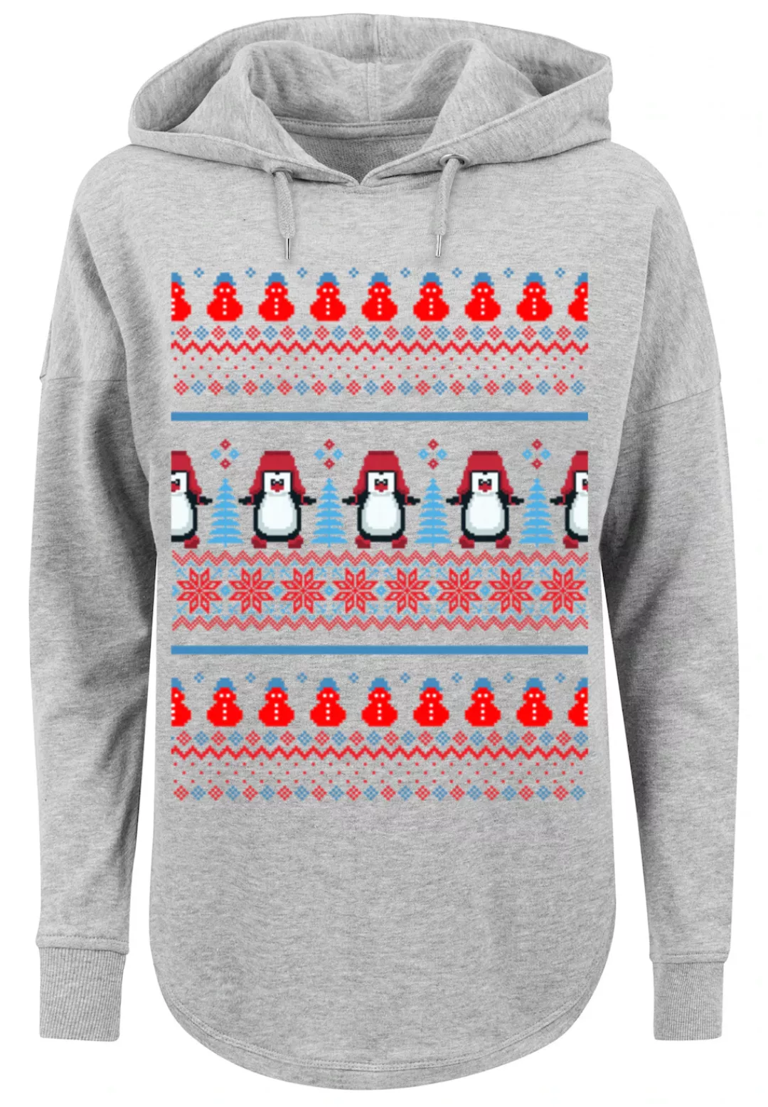 F4NT4STIC Kapuzenpullover "Christmas Pinguin Muster", Print günstig online kaufen