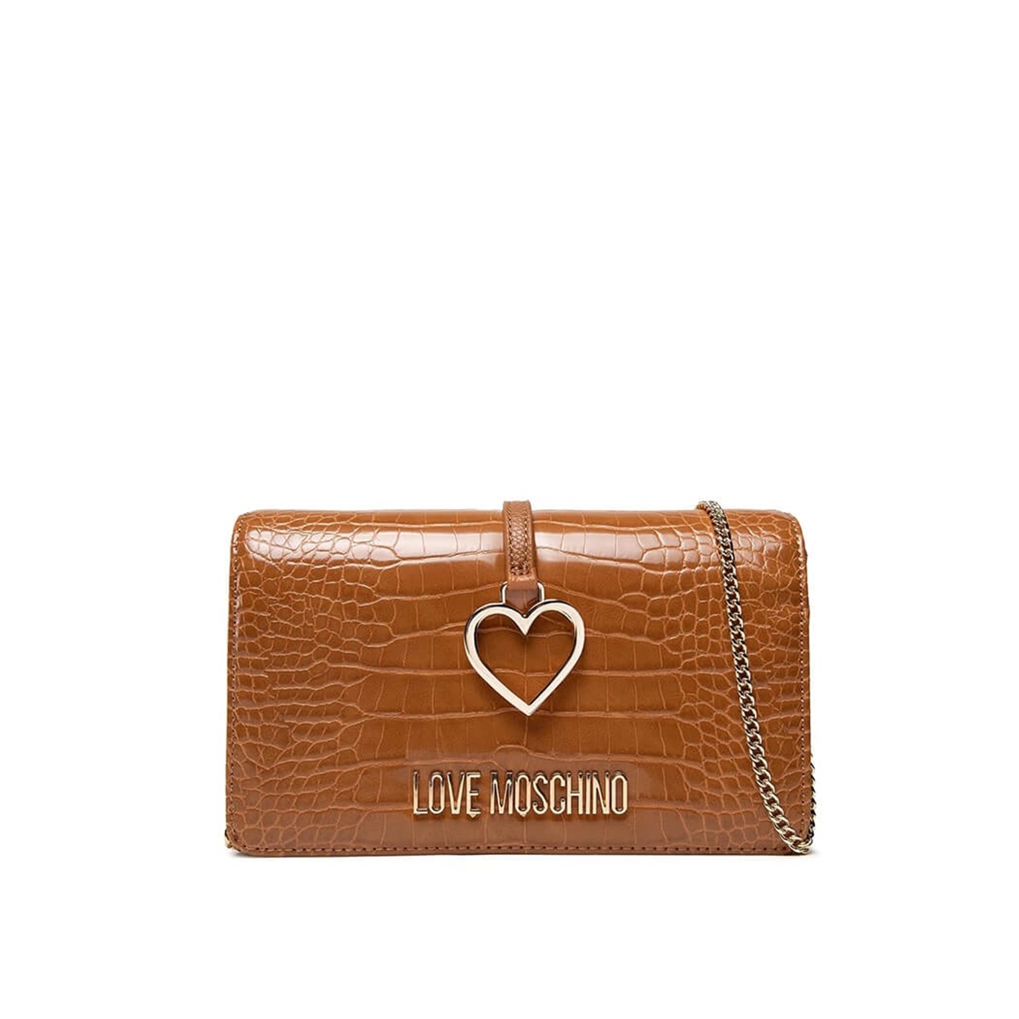 LOVE MOSCHINO Umhängetaschen Damen braun Eco Pelle günstig online kaufen