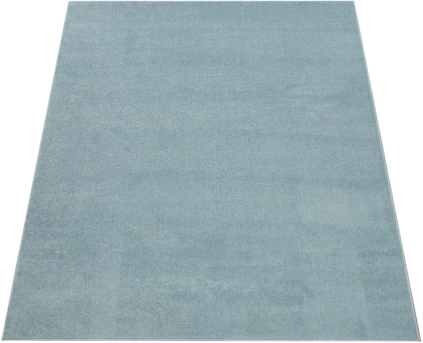 Paco Home Teppich »Porto 890«, rechteckig, 13 mm Höhe, Kurzflor, Uni-Farben günstig online kaufen