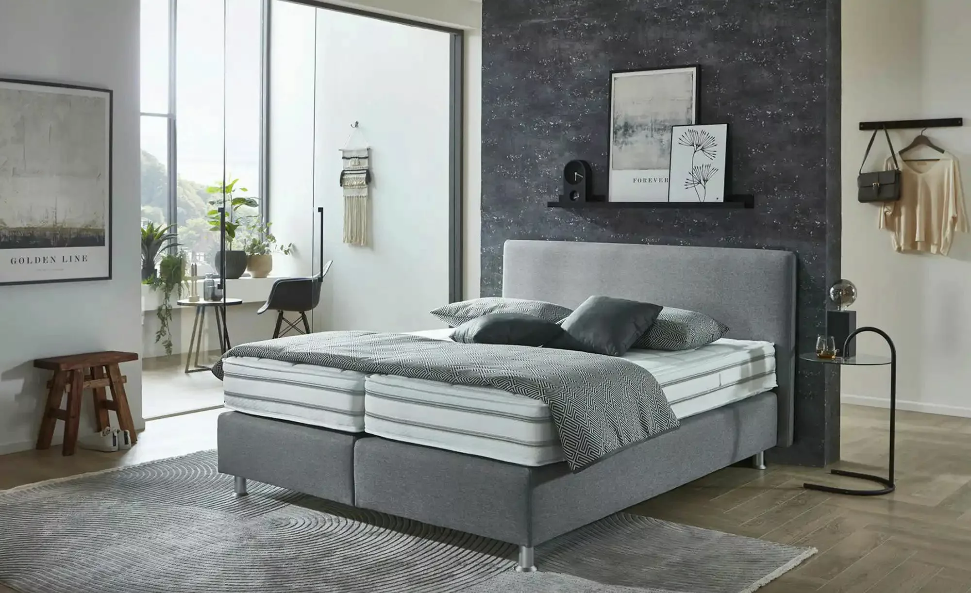 vanDoorn Boxspringbett Wendematratze Flexline 2.0 ¦ grau ¦ Maße (cm): B: 21 günstig online kaufen