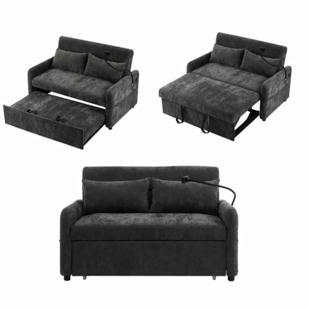 DOPWii Sofa Doppel-Klappschlafsofa,Multifunktionssofa mit Schlaffunktion, V günstig online kaufen