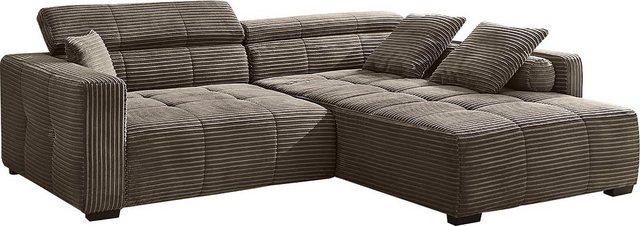 Jockenhöfer Gruppe Ecksofa "Severino L-Form im Big-Sofa-Style", mit Kopftei günstig online kaufen