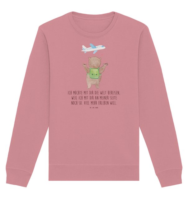 Mr. & Mrs. Panda Longpullover Größe XL Bär Flugzeug - Canyon Pink - Geschen günstig online kaufen