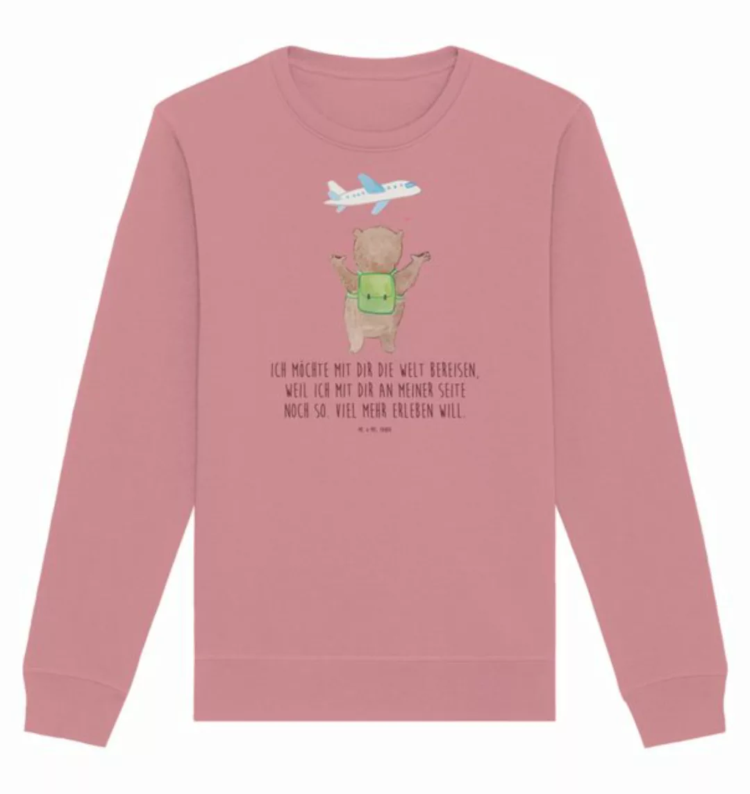 Mr. & Mrs. Panda Longpullover Größe XL Bär Flugzeug - Canyon Pink - Geschen günstig online kaufen