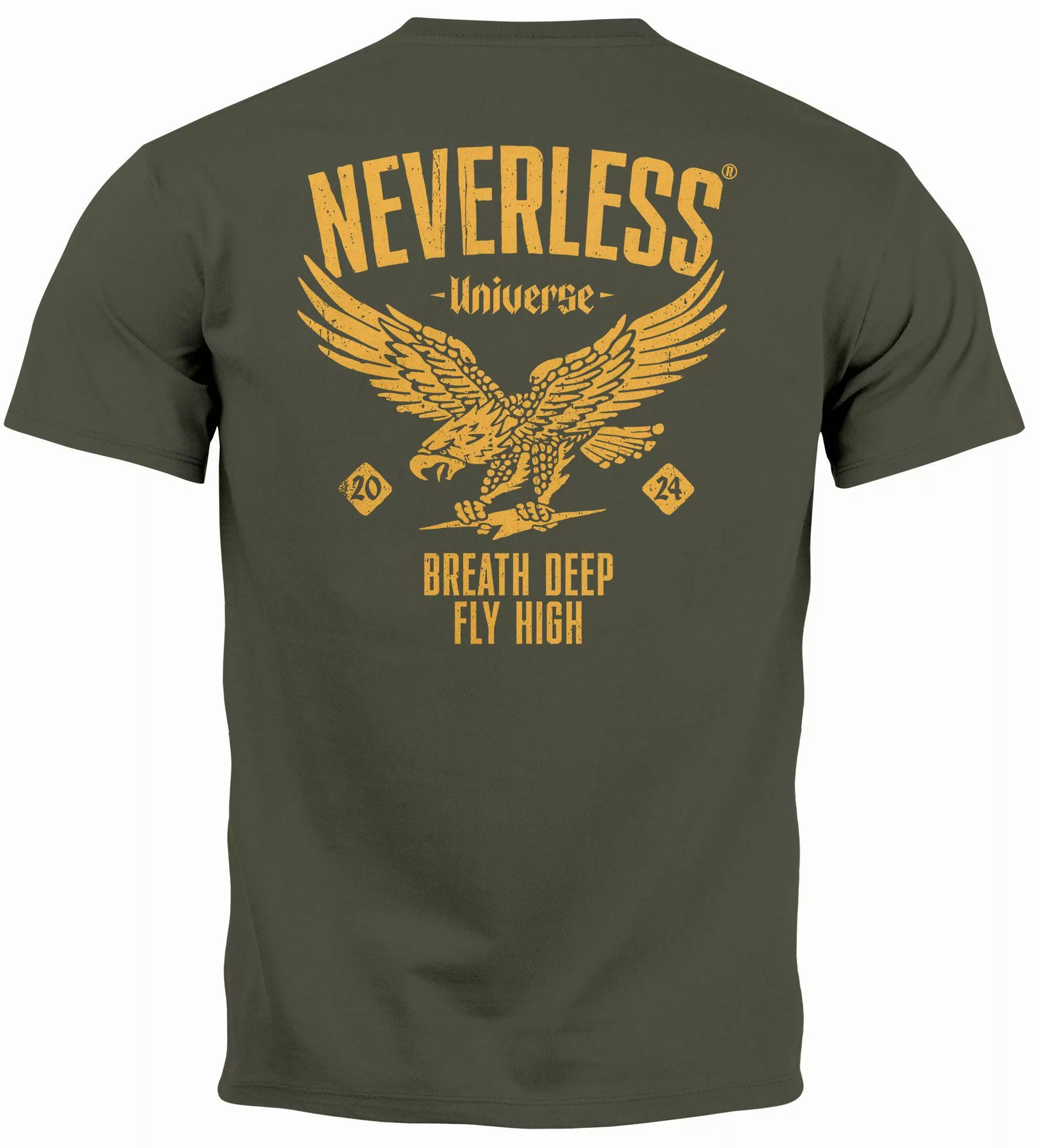 Neverless Print-Shirt Herren T-Shirt Backprint Herren günstig online kaufen