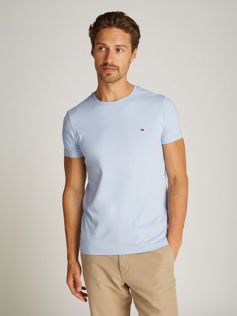 Tommy Hilfiger T-Shirt STRETCH SLIM FIT TEE mit Rundhalsausschnitt günstig online kaufen