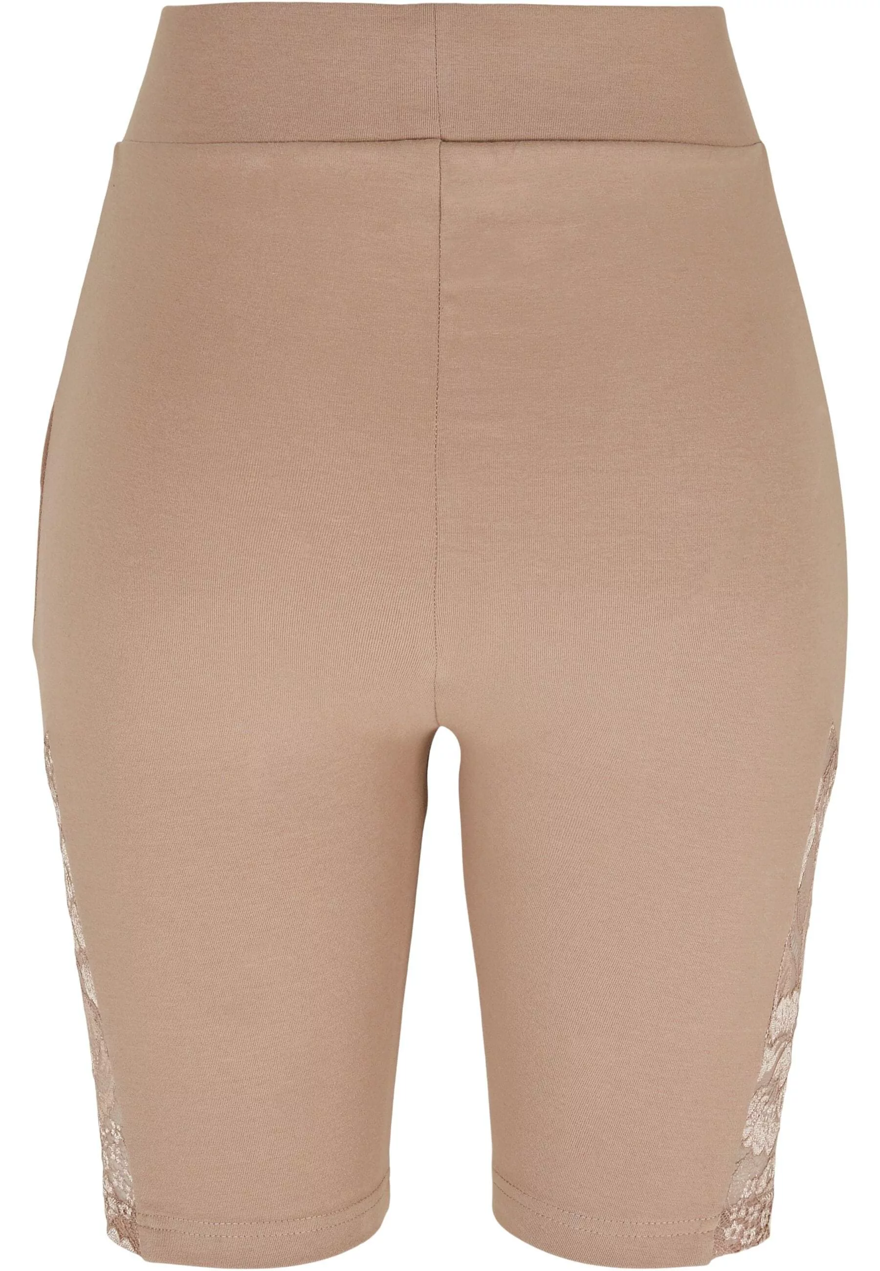 URBAN CLASSICS Radlerhose "Urban Classics Damen Ladies High Waist Lace Inse günstig online kaufen