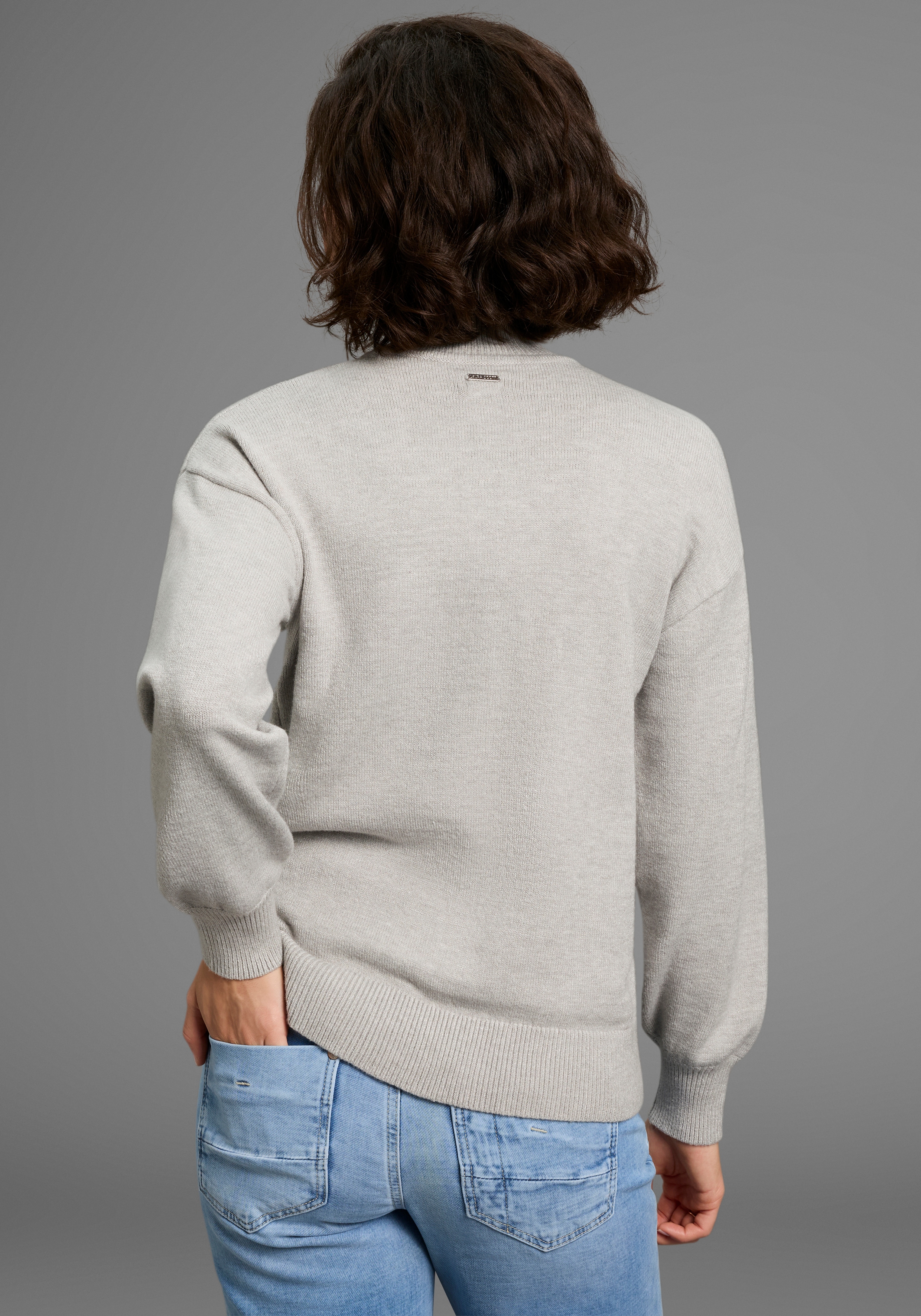 Laura Scott Stehkragenpullover, mit Volumenarm - NEUE KOLLEKTION günstig online kaufen