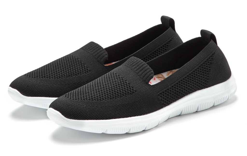 LASCANA Slipper "Slip-On-Sneaker", herausnehmbarer Innensohle, Halbschuh, u günstig online kaufen