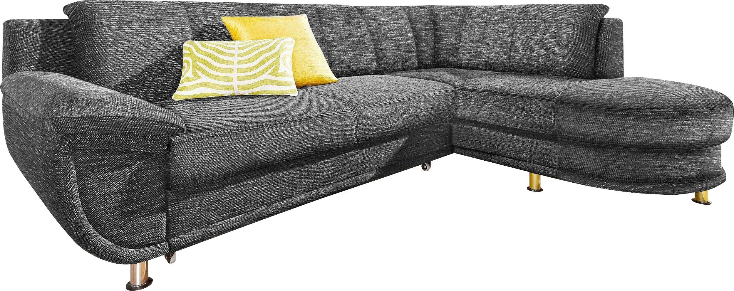 TRENDMANUFAKTUR Ecksofa "Rondo, zeitlos und elegant, bequem, L-Form", wahlw günstig online kaufen