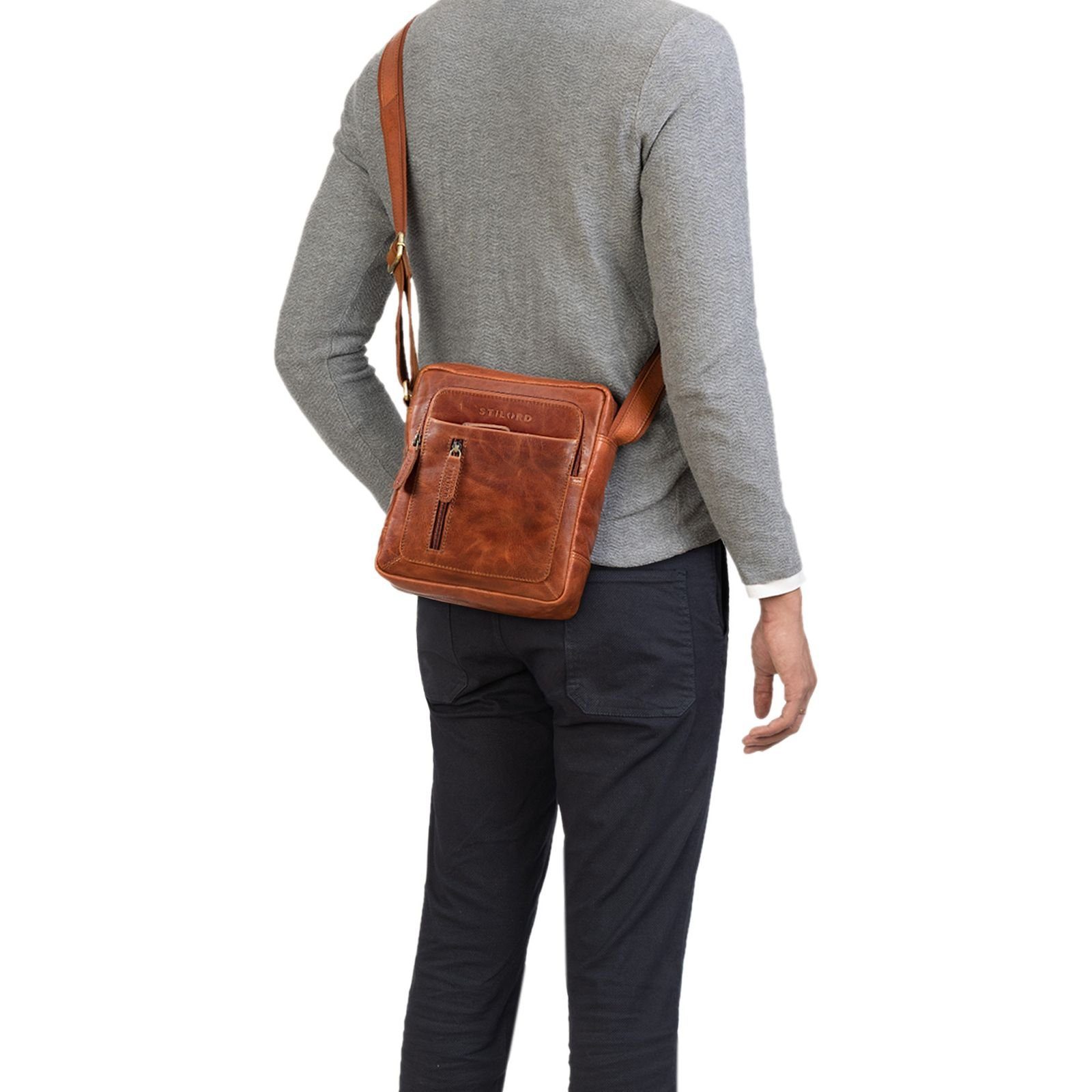 STILORD Schultertasche "Jamie" Herren Ledertasche Umhängetasche günstig online kaufen