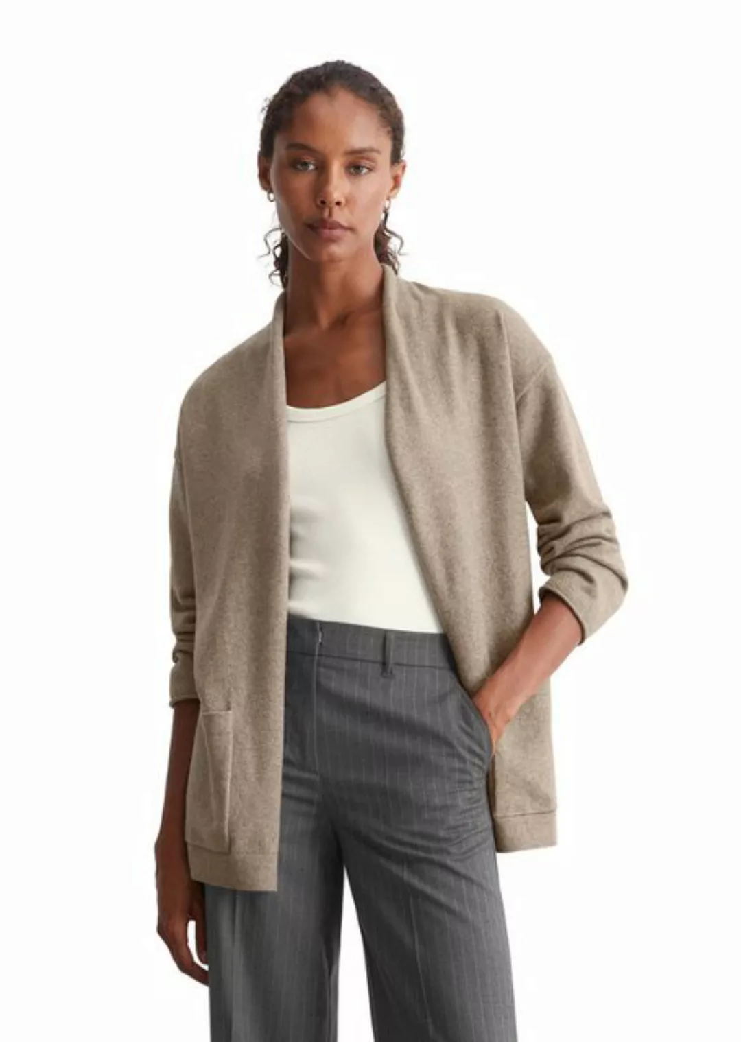 Marc O'Polo Cardigan aus Cotton Wool Stretch günstig online kaufen