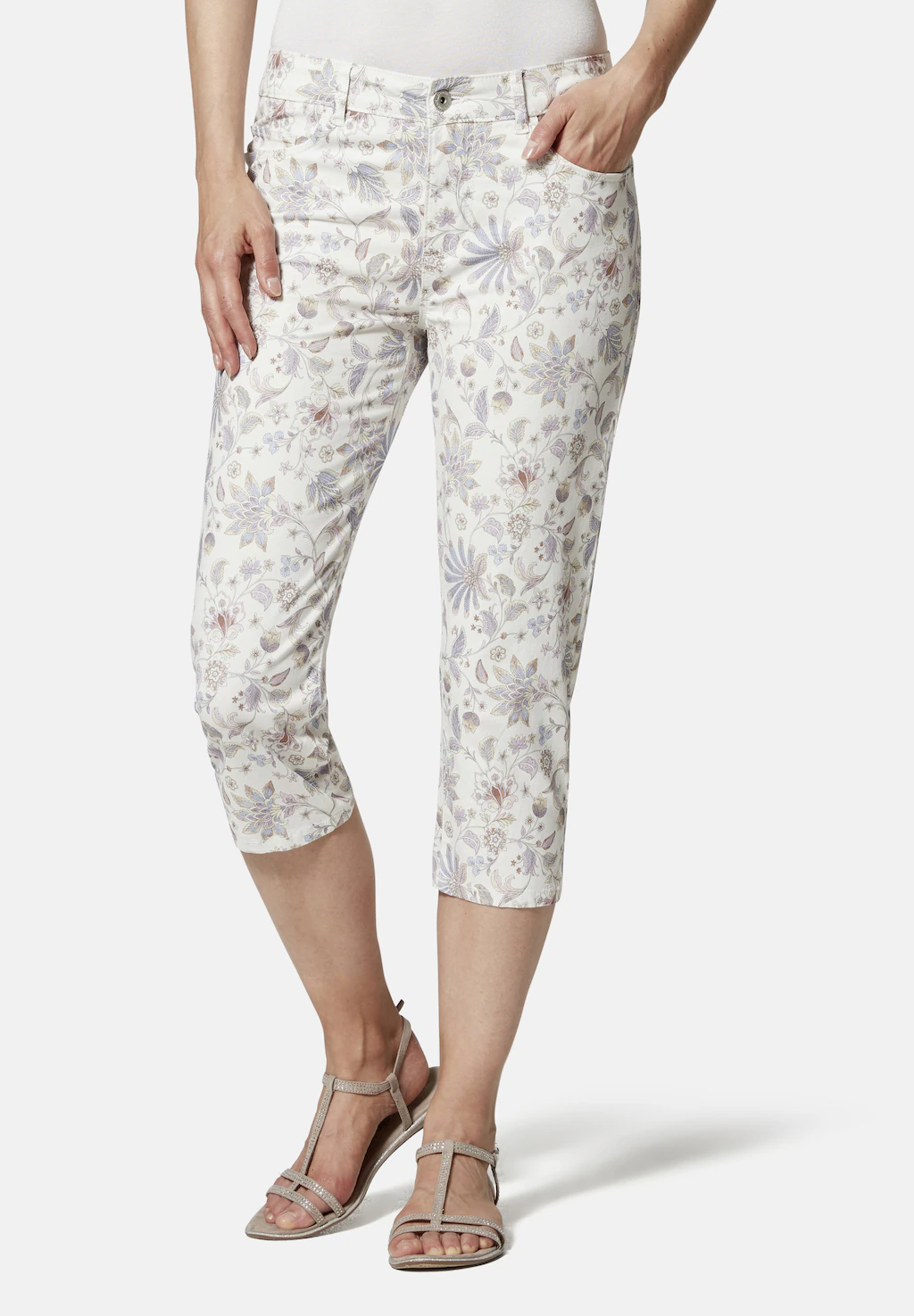 STOOKER WOMEN 7/8-Hose "Tahiti Print Capri Slim Fit", Capri Slim Fit Casual günstig online kaufen