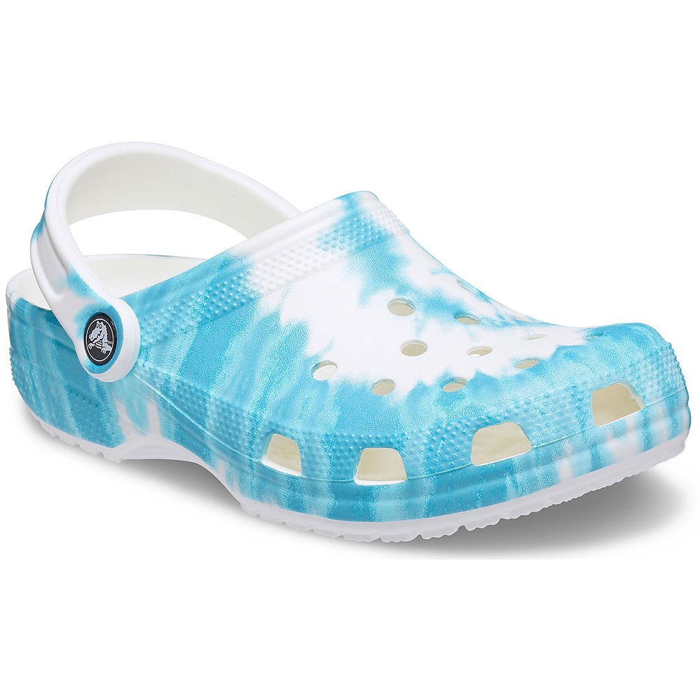 Crocs Classic Tie Dye Graphic Clogs EU 38-39 Digital Aqua günstig online kaufen