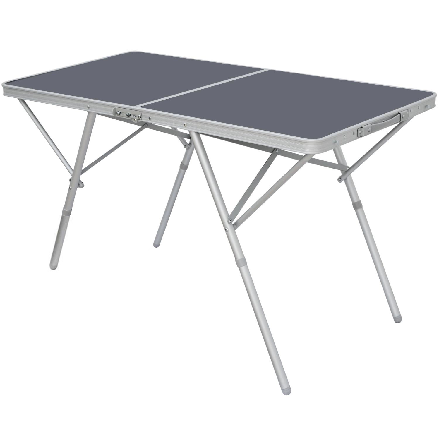 AMANKA Campingtisch 120 x 60 x 70 cm Anthrazit günstig online kaufen