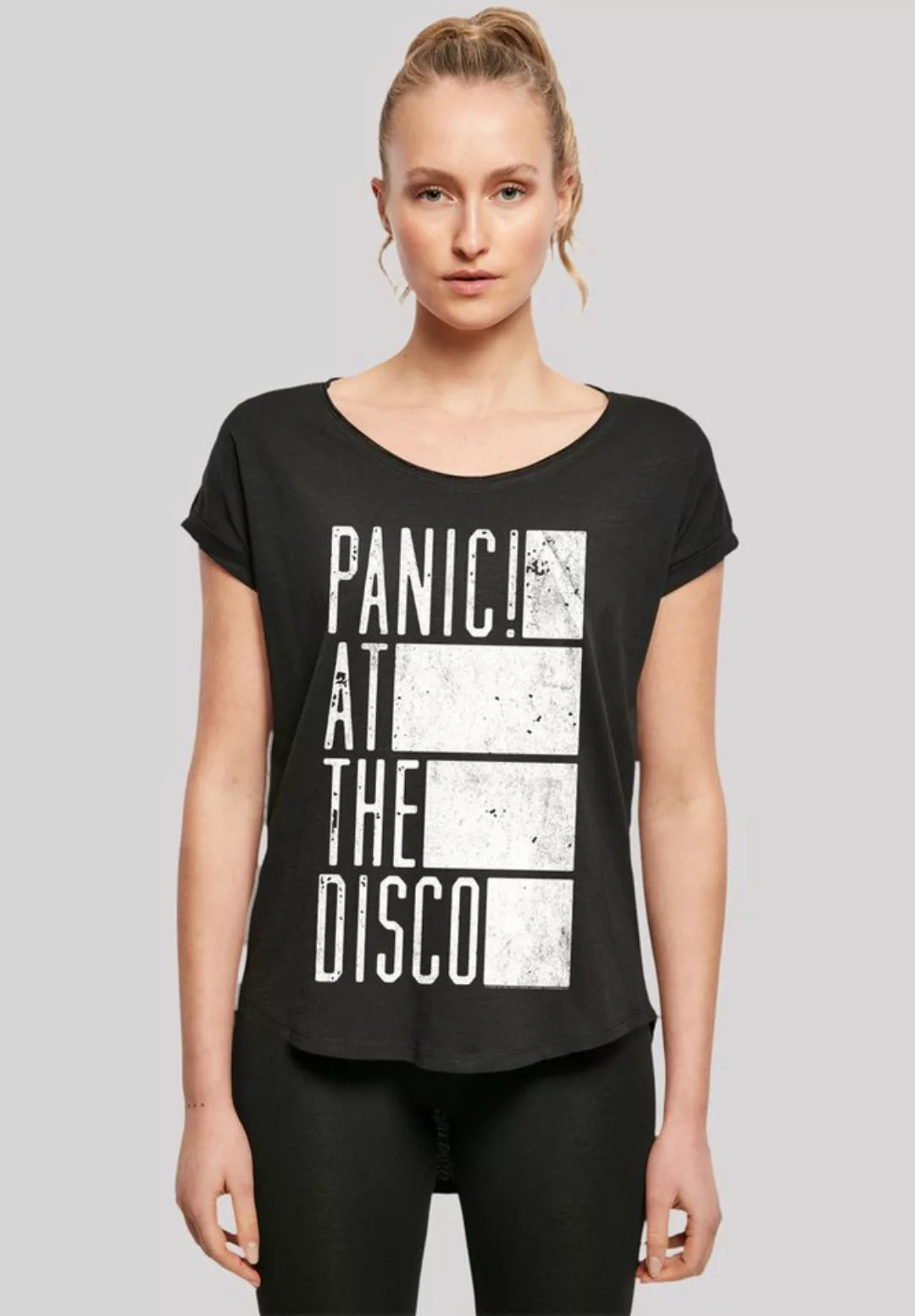 F4NT4STIC T-Shirt "Panic At The Disco Block Text", Premium Qualität günstig online kaufen