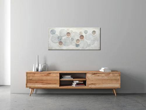 Bönninghoff Ölgemälde, Abstrakt-Abstrakte-Kunst-Gemälde-Formen, (1 St.), je günstig online kaufen