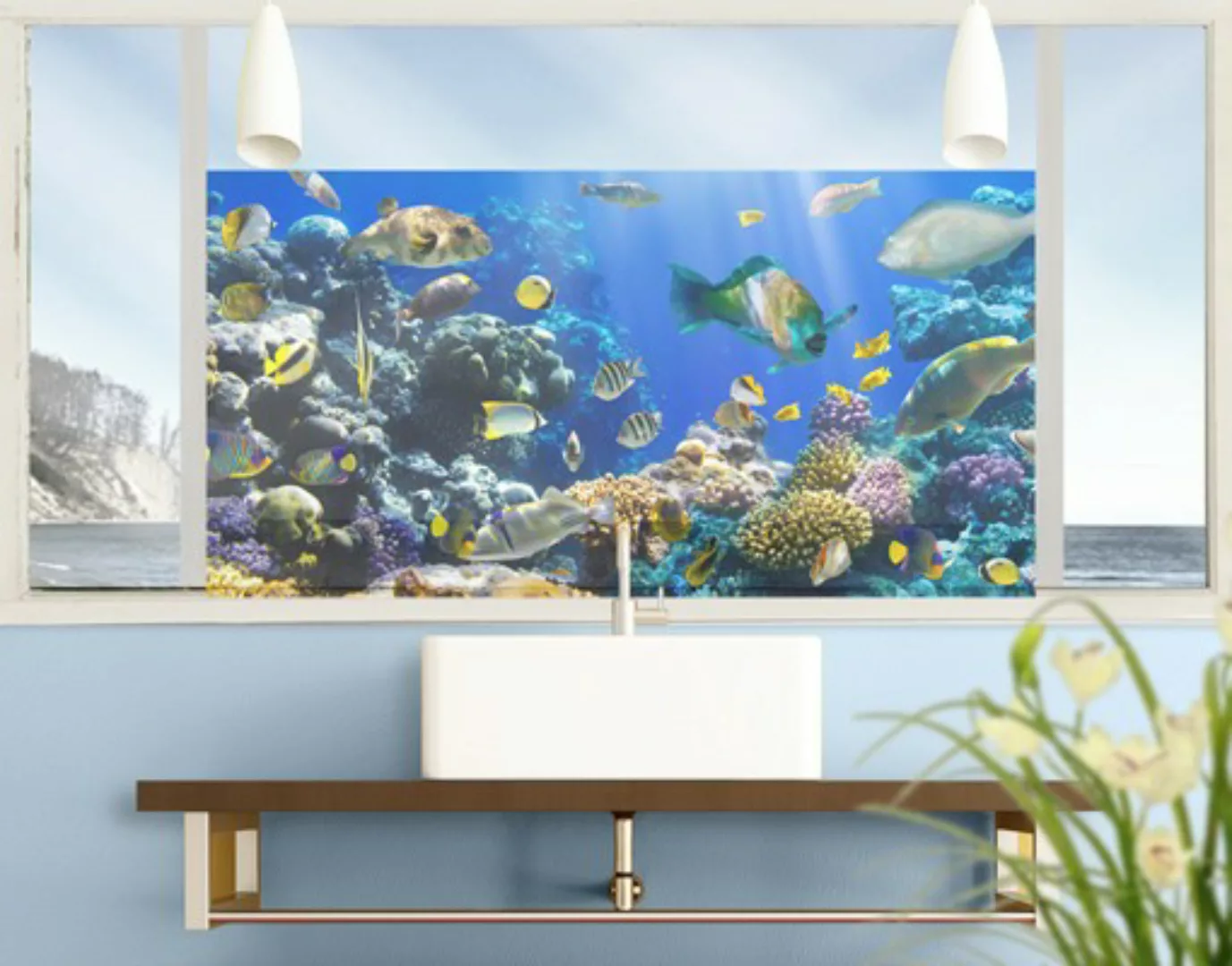 Fensterfolie Underwater Reef günstig online kaufen