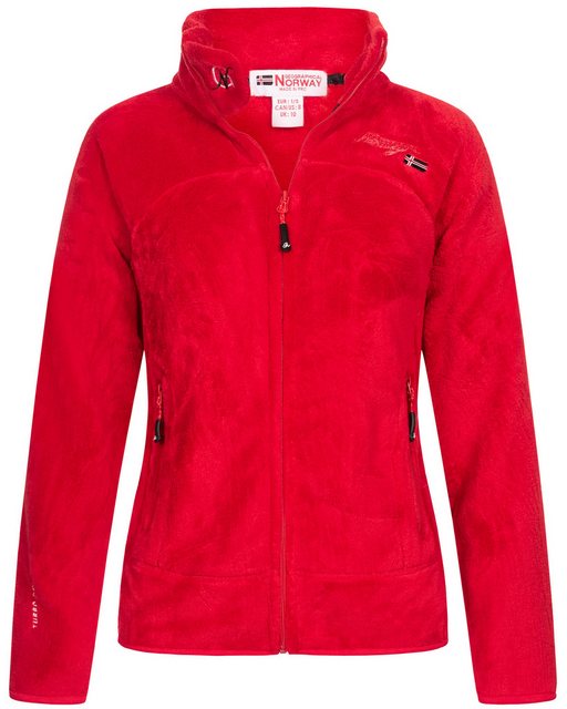 Geographical Norway Fleecejacke Damen Teddy Fleece Jacke Herbst Winter Jack günstig online kaufen