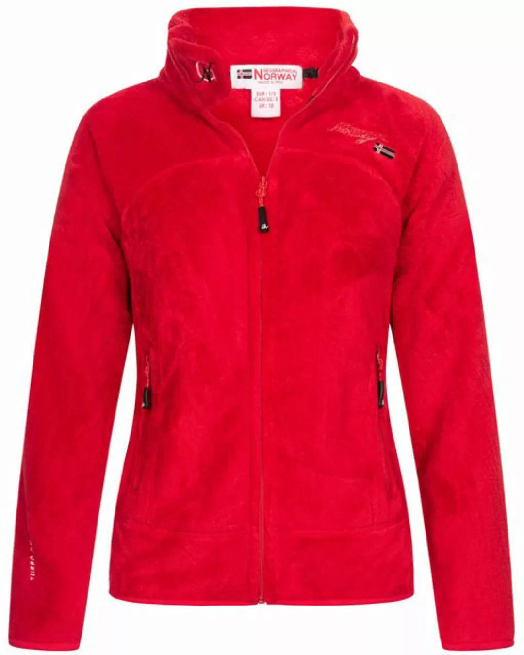 Geographical Norway Fleecejacke Damen Teddy Fleece Jacke Herbst Winter Jack günstig online kaufen