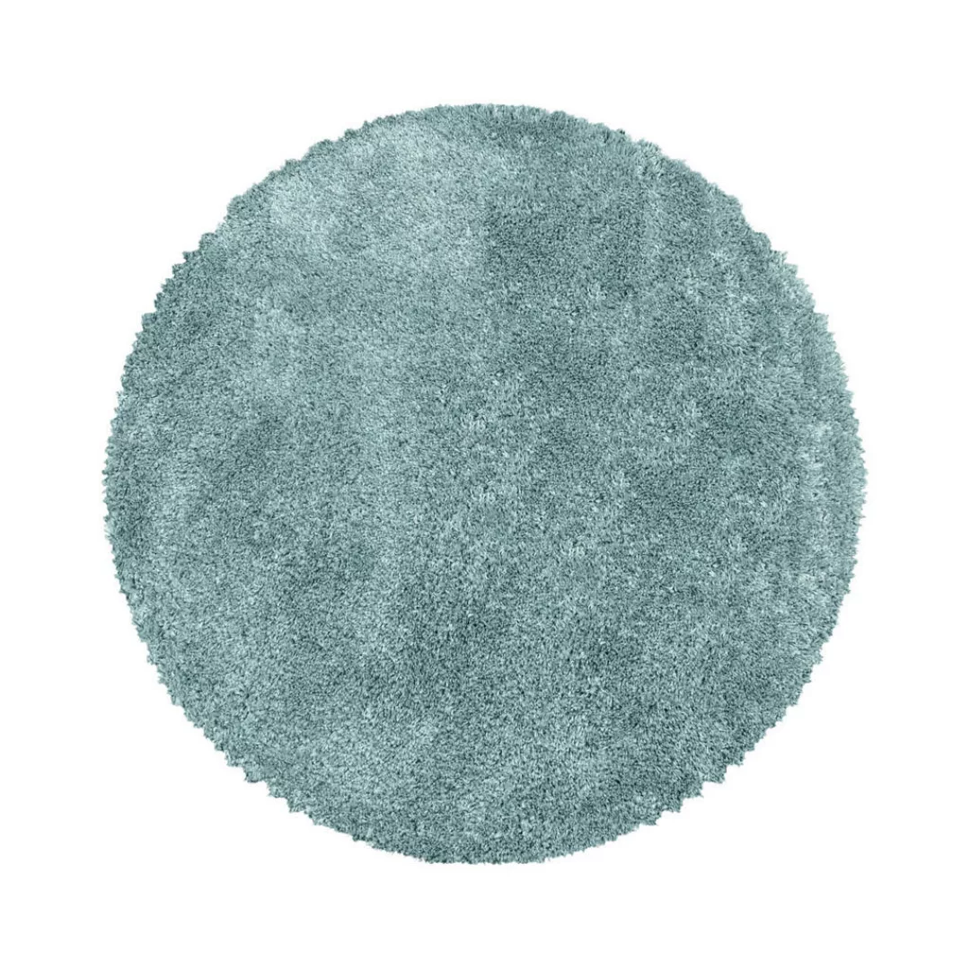 Ayyildiz Teppich FLUFFY blau D: ca. 80 cm günstig online kaufen