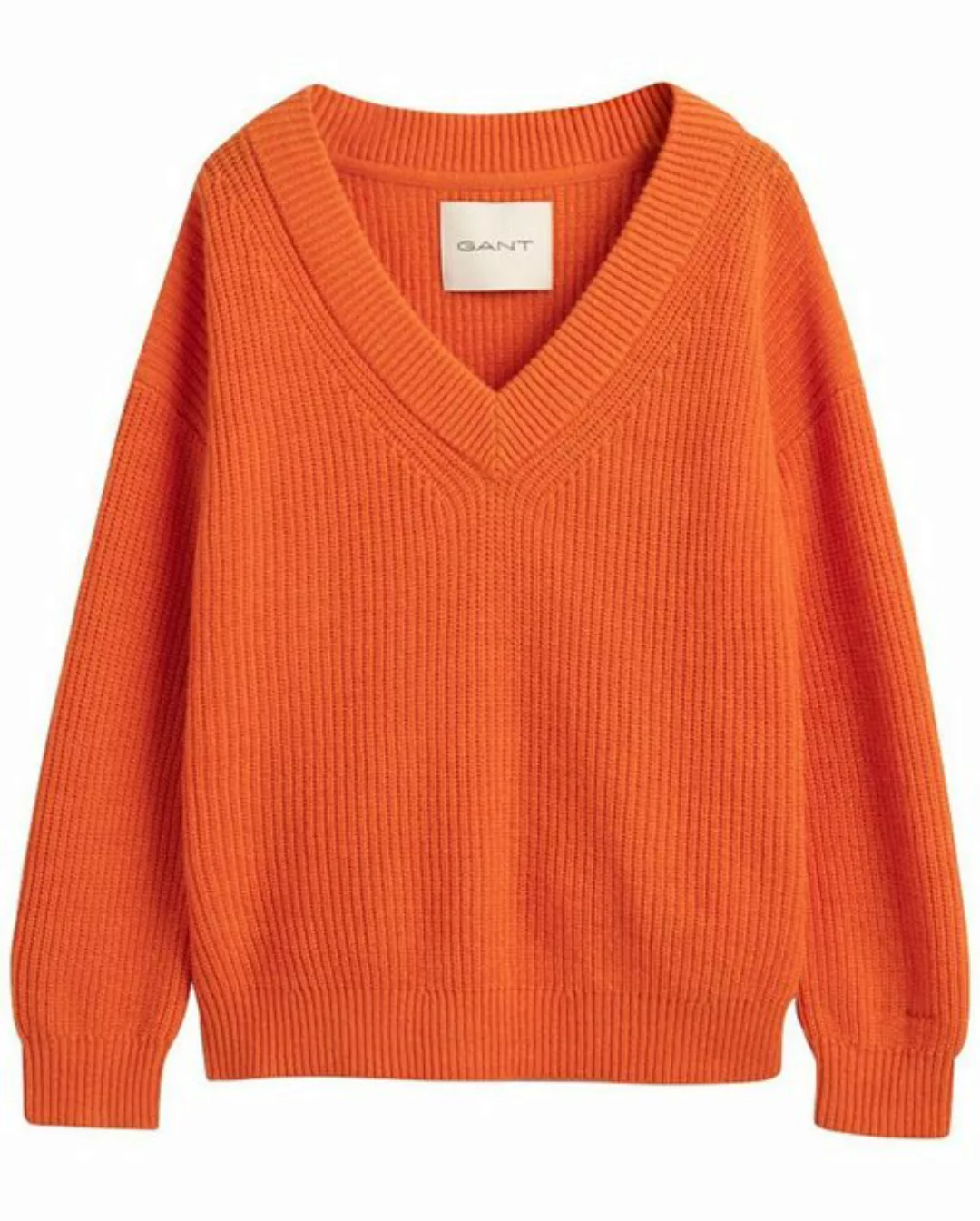 Gant Sweatshirt WOOL RIBBED V-NECK günstig online kaufen