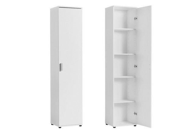 Home Collective Mehrzweckschrank Schmaler 40 cm breit mit 1 Tür & 4 Einlege günstig online kaufen