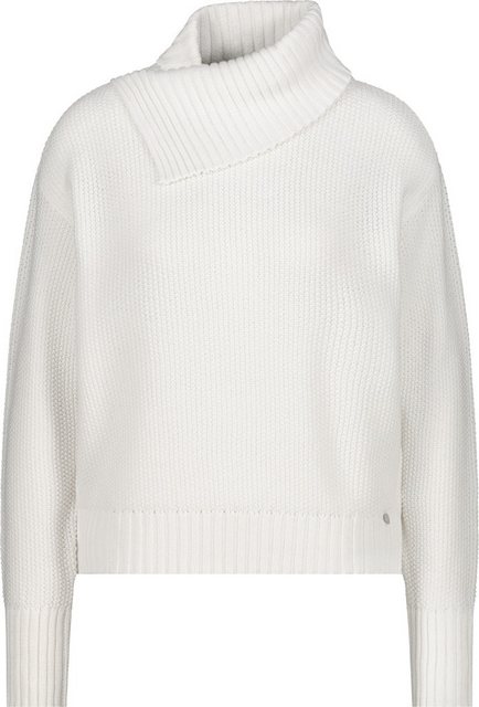 Monari Blusenshirt Strickpullover mit Reiskornmuster off-white günstig online kaufen