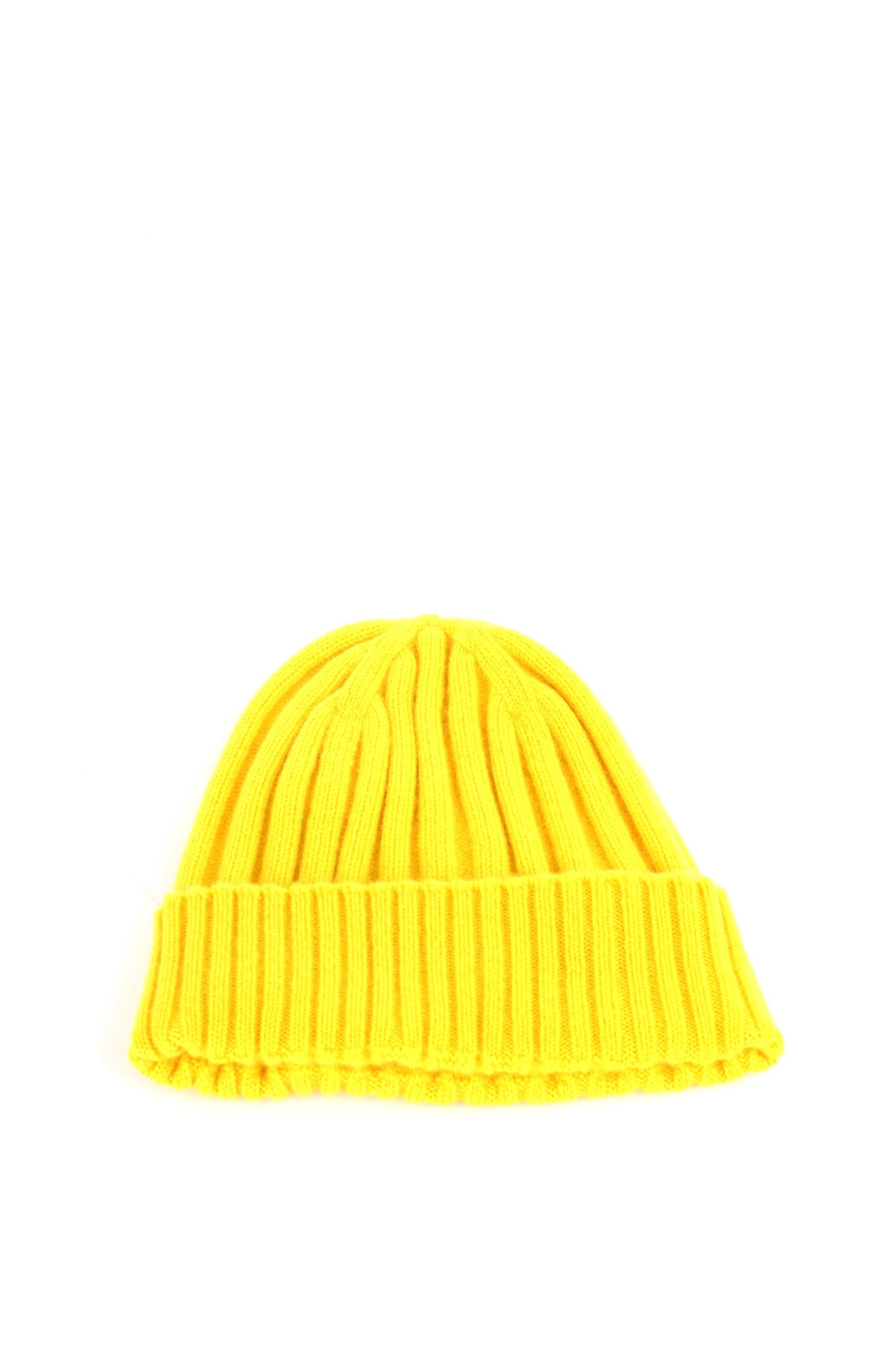 H953 Beanie Herren gelb Cashmere günstig online kaufen