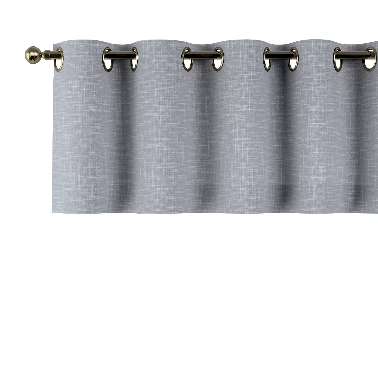 Kurzgardine mit Ösen, grau, 390 x 40 cm, Harmony (144-78) günstig online kaufen