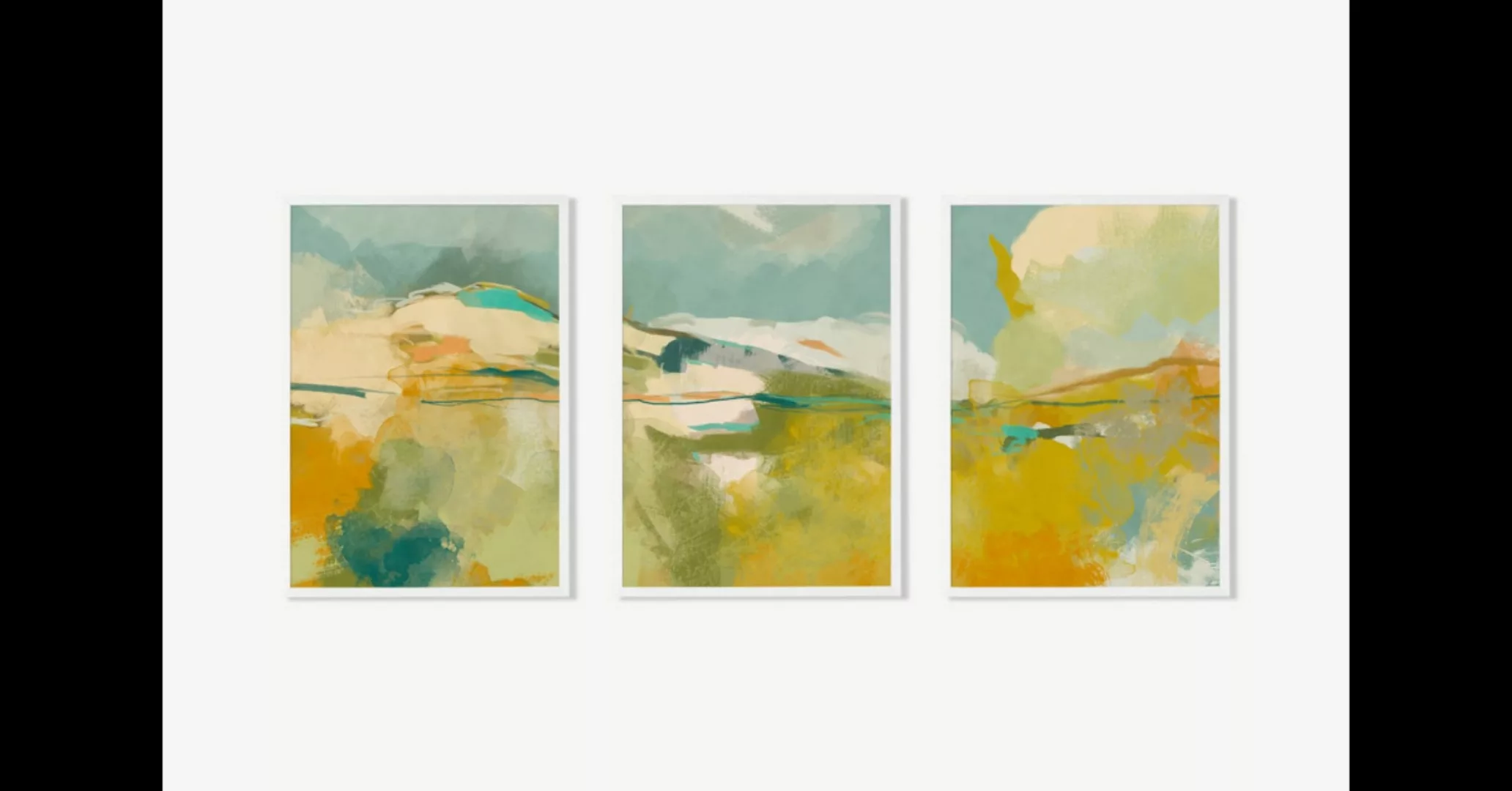 Summer Feelings, 3 x gerahmte Kunstdrucke von Ana Rut Bre (A2) - MADE.com günstig online kaufen
