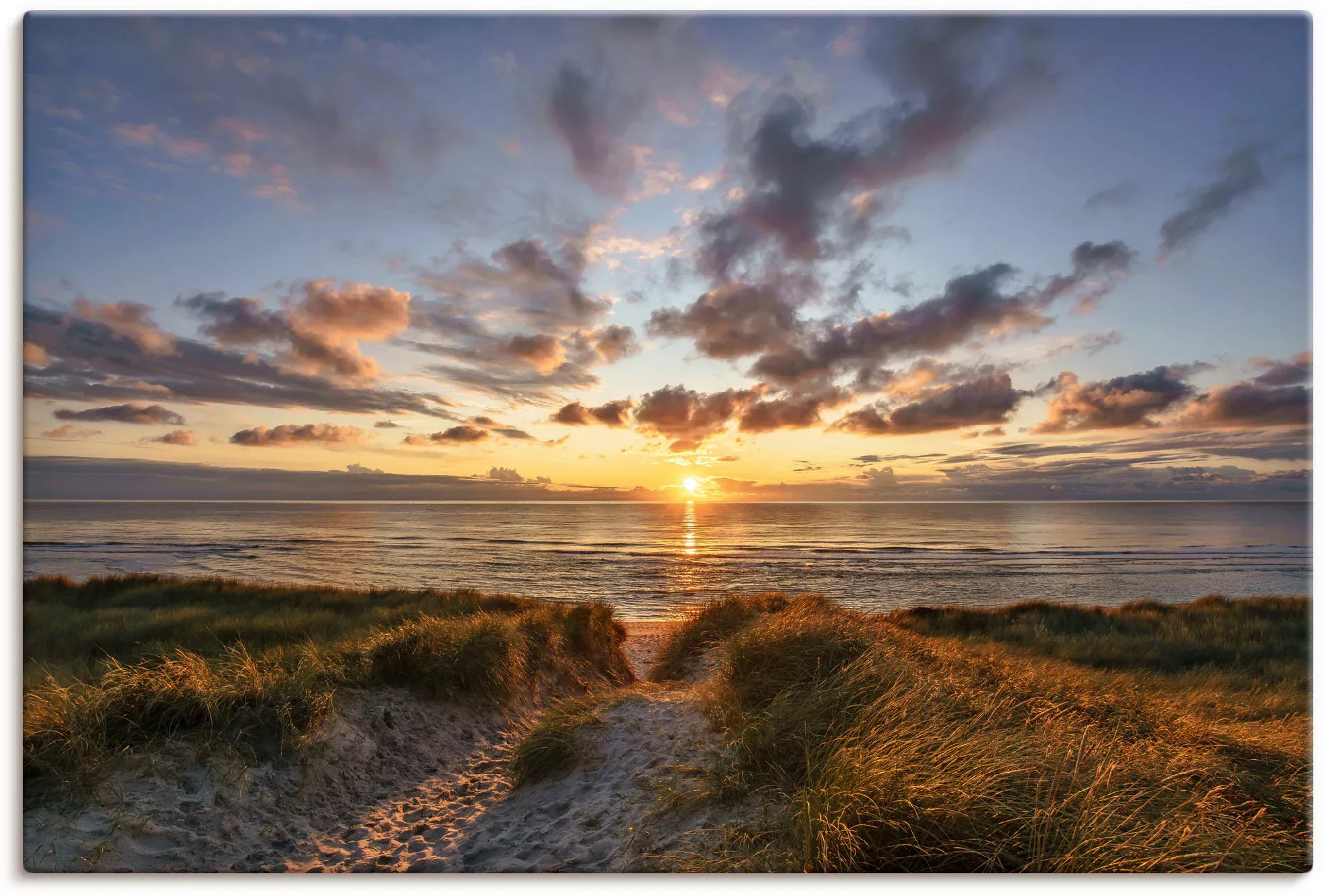 Artland Wandbild »Sonnenuntergang auf Sylt«, Bilder vom Sonnenuntergang & - günstig online kaufen