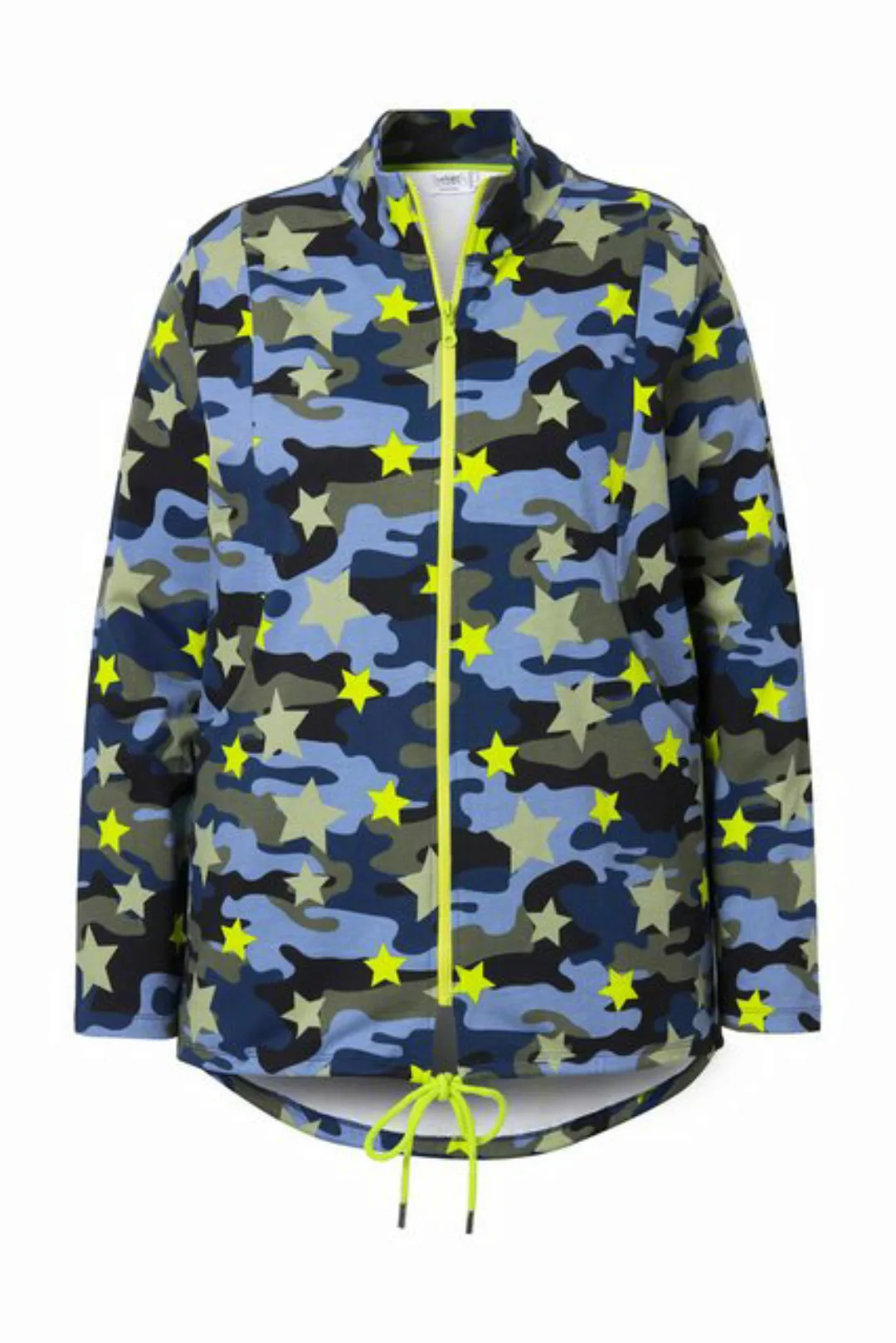 Angel of Style Sweatjacke Sweatjacke Camouflage mit Sternen Langarm günstig online kaufen