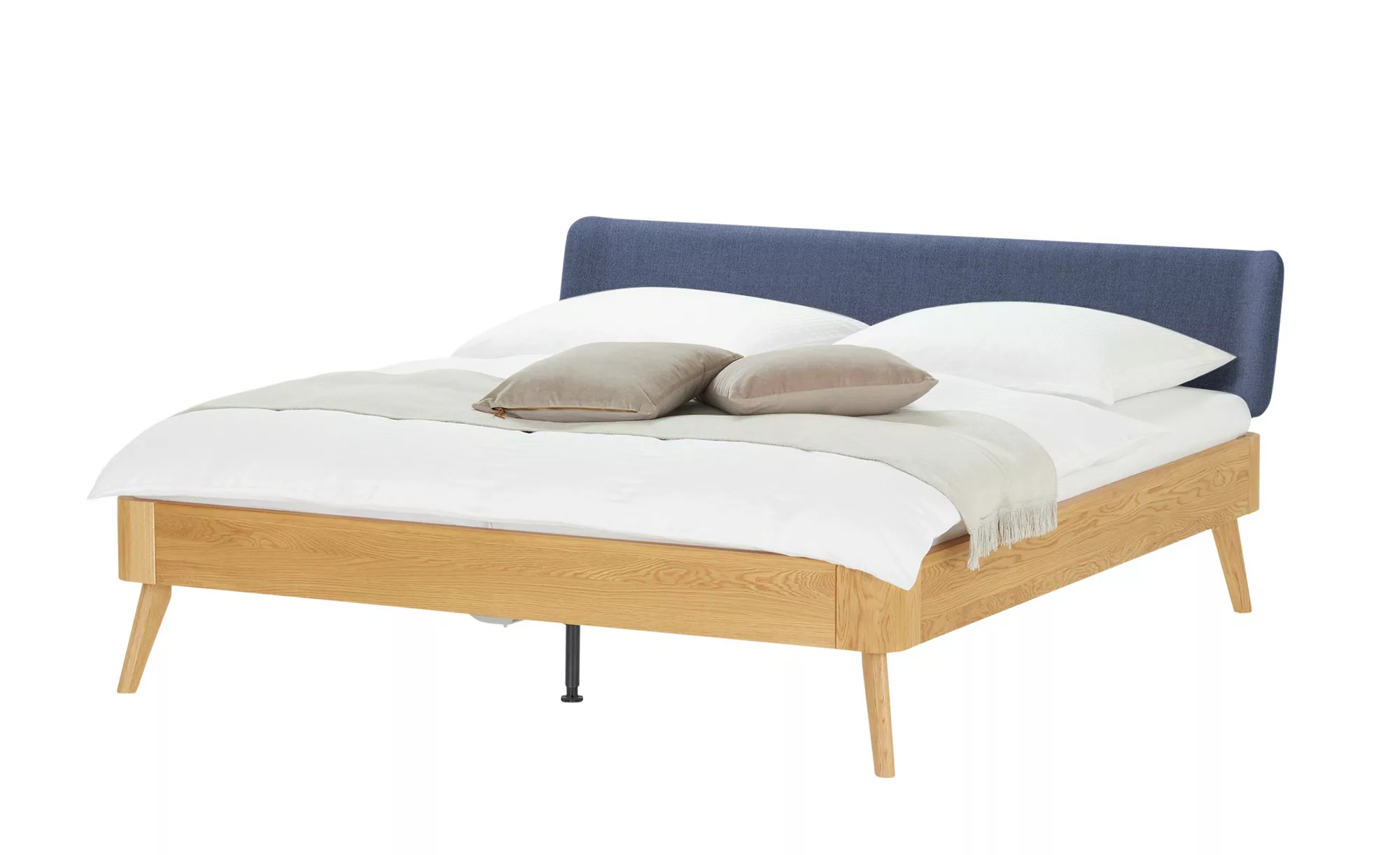Massivholzbttgestell  Oak Bianco - holzfarben - 173 cm - 86 cm - Betten > B günstig online kaufen