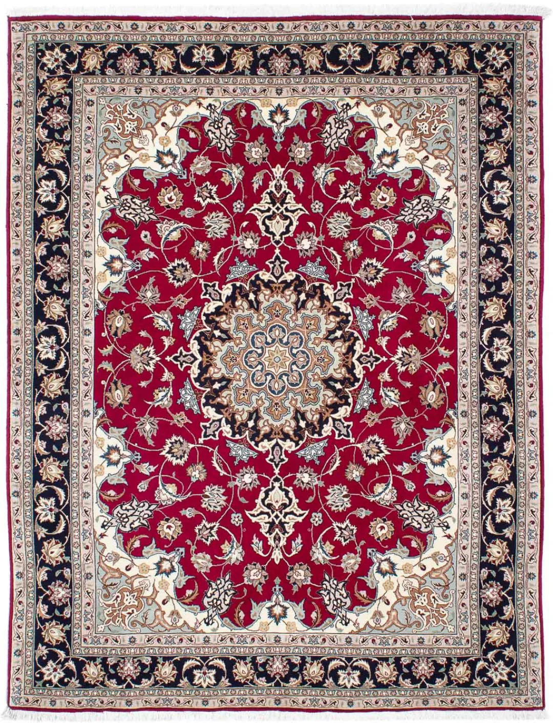 morgenland Orientteppich »Perser - Täbriz - Royal - 200 x 150 cm - dunkelro günstig online kaufen