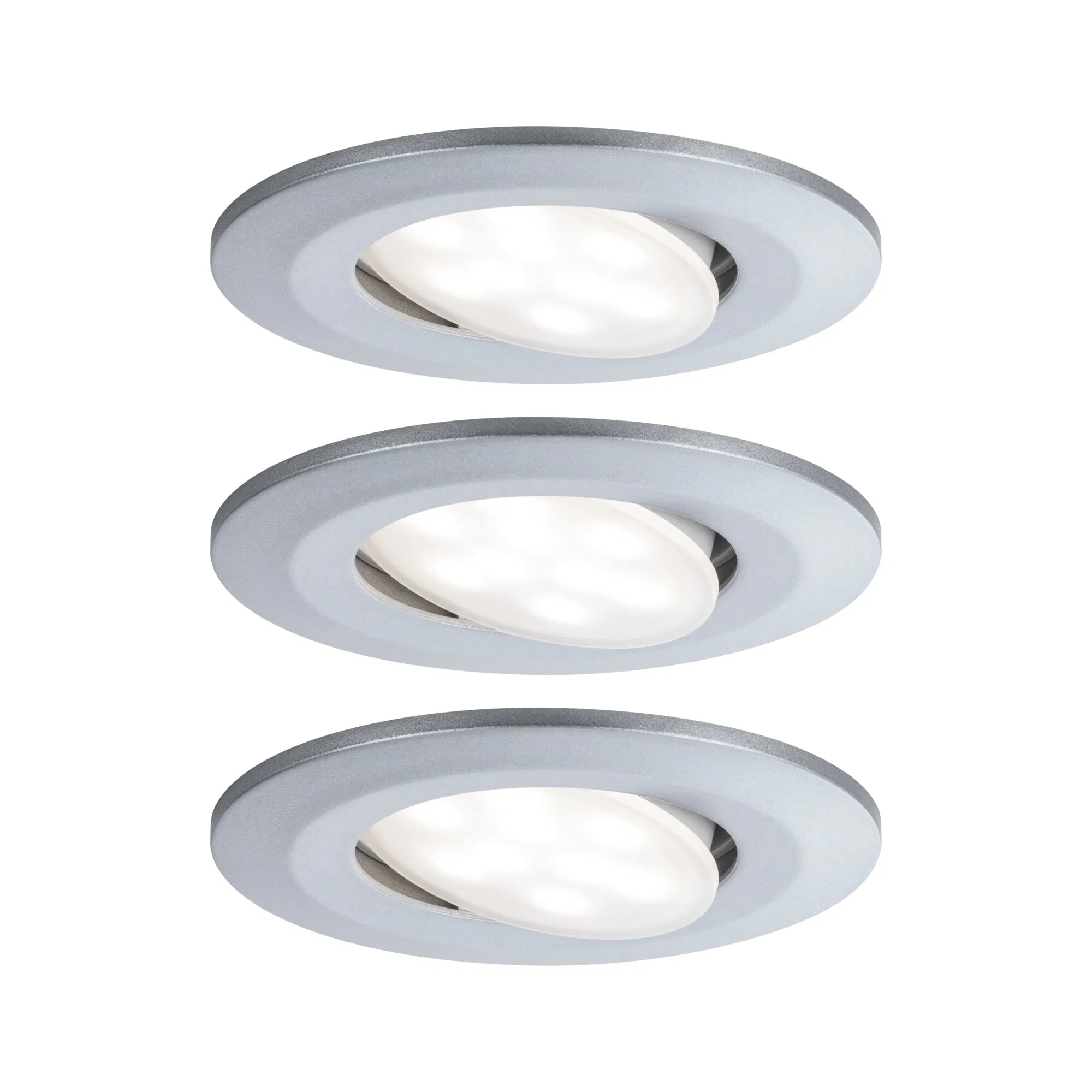 Paulmann "LED Einbauleuchte Calla Basisset schwenkbar IP65 rund 90mm 30° 3x günstig online kaufen